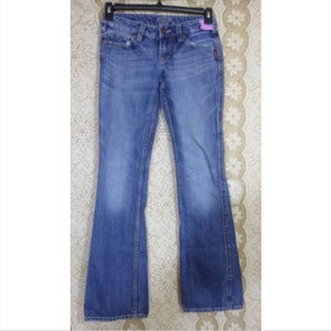 Silver Twisted Womens Blue Denim Jeans Size W25/L3